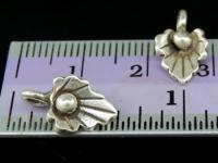 5KH-014 Thai karen hill tribe handmade silver 5 small flower charm