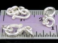 KA-083 Thai karen hill tribe handmade silver  8 snake clasp