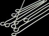 KA-095 Thai karen hill tribe handmade silver 10 eye pin 24 gauge