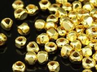 KG-167 24K gold vermeil 20 thai karen hill tribes handmade silver mini facet bead 