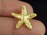 KG-069 24K gold vermeil 1 thai karen hill tribes handmade silver small starfish charm
