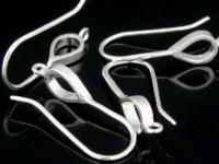 KA-120 Thai karen hill tribes handmade over silver pair teardrop earring hook