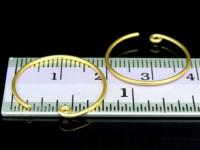 KG-498 24K gold vermeil Karen hill tribe handmade silver 4 earring wire hook