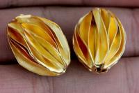 KG-520 24K gold vermeil Karen hill tribe handmade silver 1 michelia flower 