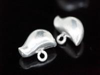 KF-013 thai karen hill tribe handmade silver 2 bird puffy charm