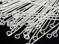 KA-091 Thai karen hill handmade silver 60 eyepin wire 24