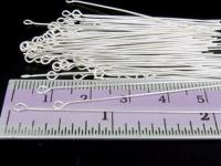 KA-091 Thai karen hill handmade silver 60 eyepin wire 24