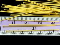 KG-412 24K gold vermeil 20 thai karen hill tribes handmade silver flat round headpin