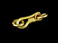 KG-128 24K gold vermeil 5 thai karen hill tribes handmade silver karen style clasp