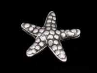 KD-018 Thai karen hill tribe handmade silver 2 small sea shell bead