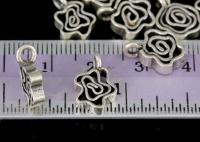 2KH-011 Thai karen hill tribe handmade silver 4 flower charm