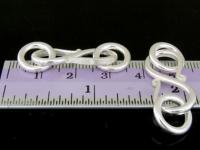 KA-113 Thai karen hill tribe handmade silver 1 round wire S. clasp