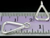 3KH-106 Thai karen hill tribe handmade silver 8 triangle bar charm