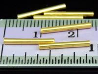 KG-279 24K gold vermeil 20 thai karen hill tribes handmade silver straight tube bead