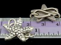 KA-059 Thai karen hill tribe handmade silver 1 small starfish S. clasp