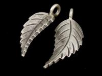 5KH-012 Thai karen hill tribe silver 3 leaf charm