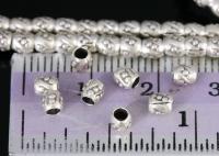 KK-043 Thai karen hill tribe silver 50 small seed bead