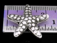 KD-018 Thai karen hill tribe handmade silver 2 small sea shell bead