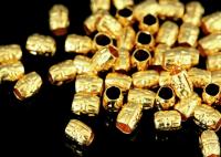 KG-572 Thai karen hill tribes silver 30 gold vermeil small seed bead