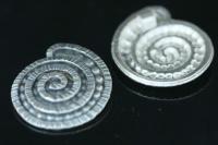 5KH-031 Thai karen hill tribe silver 1 spiral charm