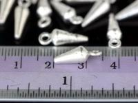 KC-015 thai karen hill tribe silver 4 funnel shape charms