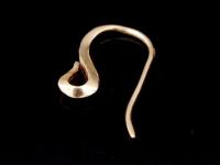 KZ-189 24K rose gold vermeil thai karen hill tribe handmade silver 6 earring wire hook