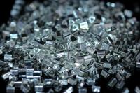 KK-051 Thai karen hill tribes handmade silver 100 mini triangle bead