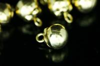 KG-407 Thai karen hill tribe silver 2 gold vermeil mangosteen charm