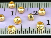 KG-167 24K gold vermeil 20 thai karen hill tribes handmade silver mini facet bead 