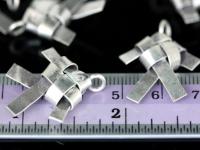 KA-076 thai karen hill tribe silver 2 fish charm