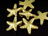 KG-069 24K gold vermeil 1 thai karen hill tribes handmade silver small starfish charm