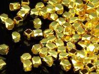 KG-191 24K gold vermeil 50 thai karen hill tribes handmade silver mini facet bead