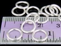 KA-033 Thai karen hill tribes handmade silver 10 medium closed jump ring