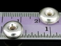 KK-002 Thai karen hill tribe handmade silver 3 donut shape bead