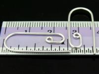 KA-038 Thai karen hill tribe handmade silver white 6 earring post hook