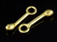 KG-057 24K gold vermeil 4 thai karen hill tribes handmade silver plain match shape charm