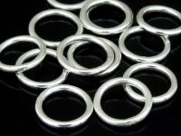 KA-080 vThai karen hill tribe handmade silver 15 plain closed jump ring