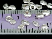 KJ-007 Thai karen hill tribe handmade silver 40 mini free form bead