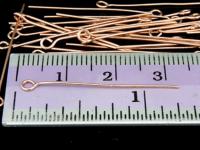 KZ-133 24K rose gold vermeil thai karen hill tribe handmade silver 30 eyepin