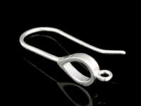 KA-120 Thai karen hill tribes handmade over silver pair teardrop earring hook