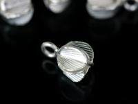 KA-105 thai karen hill tribe silver 4 flower charm