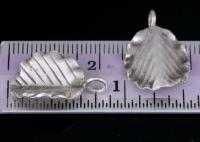 5KH-002 Thai karen hill tribe silver 3 leaf charm