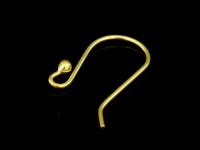 KG-396 24K gold vermeil Karen hill tribe handmade silver 8 Dot end earring hook