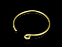 KG-499 24K gold vermeil Karen hill tribe handmade silver 4 earring wire hook