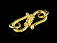 KG-123 24K gold vermeil 1 thai karen hill tribes handmade silver tribesman style clasp 