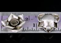 4KH-020 Thai karen hill tribe silver 1 medium wild rose charm