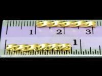 KG-358 24K Gold vermeil thai karen hill tribe handmade silver  10 Silver screw tube bead