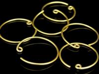 KG-498 24K gold vermeil Karen hill tribe handmade silver 4 earring wire hook