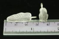 5KH-001 Thai Karen Hill Handmade Tribe Silver 4 Small Leaf Charm