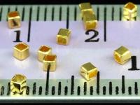 KG-304 24K gold vermeil Karen hill tribe handmade silver 50 mini cubic bead 